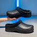 Winter Chef Fur Men Garden Clogs Cotton Slippers Waterproof Indoor Outdoor Warm Shoes Bedroom Home Plush Slides_vogvips.com