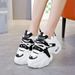 Women's Chunky Sneakers 2026 Spring New Model, Popular Thick-soled Versatile Casual Sports White Shoes For Women 2802_vogvips.com