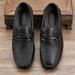 Euro Step Top Layer Cowhide Genuine Leather Casual Middle-aged Loafers Dad Men's Shoes_vogvips.com