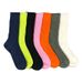 Crew Socks - Soft Cotton Double Needle Knit For Sports & Casual Wear - Breathable & Comfortable - Solid Color Design - Multiple Colors Available_vogvips.com