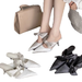 satin Pointed Bow Mueller Fine High Heels Women Baotou Half Slippers 2025 Spring And Summer New Fashion Versatile Leisure Versatile_vogvips.com