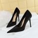 3265-1 Korean Style Fashion Simple Slimming Ultra Stiletto Shallow Pointed Toe High Heels Women's Single Shoes_vogvips.com
