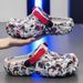 Plus Size 47 Summer Men Sandals Light Soft EVA Men's Hole Shoes Outdoor Slippers Home Garden Clogs Male Beach Flats Slides_vogvips.com