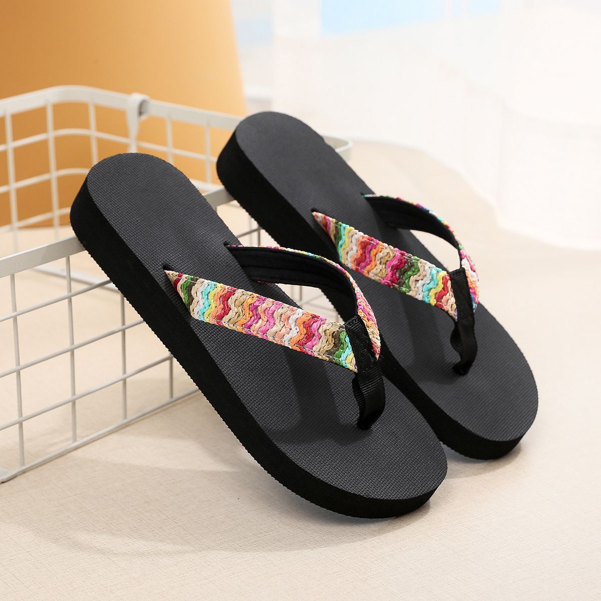 Fashion Sandals Outdoor Casual Flip Flop Travel Beach Women's Flat Shoes Slippers Slides Zapatos_vogvips.com