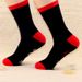 Cotton mid-tube socks sole letter jacquard creative leisure sports socks_vogvips.com