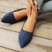 2026 Spring And Autumn New Korean Style Chic Fashionable Comfortable Women's Pointed Toe Shallow Gentle Flat Versatile_vogvips.com