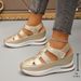 Women's Summer Sandals: New Bohemian Wedge Heel Slide Sandals_vogvips.com