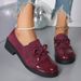 Slip-on Loafers Women's Fall Pumps With Chunky Heels_vogvips.com