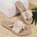 Women's Shoes Summer Large Size Women's Sandals Beach Shoes Woven Shoes Simple Fashion Flip Flops_vogvips.com