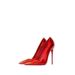 Women S Chic Laser Pointed Toe Pumps High Heel Slip On Dress For Evening Party Wear Stiletto Sexy Red Sole_vogvips.com