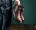 Zipper Men's Leather Boots Tooling Martin Boots Men's Retro High Top Boots_vogvips.com