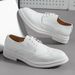 Euro Step Large Size 46 Height-Increasing Brogue White Leather Korean Style Dance New Casual Fashion Lace-Up Men's Shoes_vogvips.com