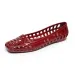 Korean Style Jelly Flat Sandals Women's Casual Home Transparent PVC Clog Footwear Square Head Design Summer Shoes_vogvips.com
