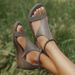 Classic Plus Size Women's Wedge Sandals With Roman Style Height Increasing High Heels For Women_vogvips.com