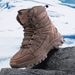 Large Size Autumn Sneakers High-top Hiking Outdoor Non-slip Hiking Shoes Field Training Men's Boots_vogvips.com