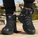 Hiking Shoes Men Boots High-Top Fashion Comfortable Durable Non-Slip Sole Lace-Up Camouflage Outdoor Men Shoes_vogvips.com