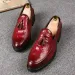 Dress Shoes Fashion Designer Luxury Men Formal Leather Shoe Pointed Oxfords Loafers Driving Kl44_vogvips.com