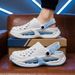 Men's Thick Sole Clogs Summer Outdoor Anti-Slip Wear-Resistant Deodorant Casual Driving Beach Sandals Slip-Ons Two-Wear_vogvips.com