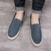 Men's shoes spring and summer men's casual single shoes canvas shoes men lazy slip-on_vogvips.com