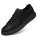 Men's Shoes Round Head Flat Bottom Casual Four Shoes Thick Sole Polish Board Shoes Men_vogvips.com