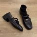 Cowhide Commuting Camellia Small Shoes, Vintage French Soft Leather Women's Mary Jane Shoes With Chunky Heel And Strap_vogvips.com