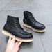 European Warm Series Martin 875 Work Boots Men Outdoor Mid-Top British Shoes Genuine Leather American Style Amekaji_vogvips.com