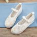 Embroidered For Women Low Heels, Elegant Flat Bottoms, Versatile And Improved Clothing, Paired With Hanfu Shoes, Ancient_vogvips.com