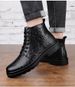 Martin Boots Men's Invisible Inner Heightening Shoes High-top Casual Leather Shoes Warm Cotton Shoes Retro Tooling Shoes Tide_vogvips.com