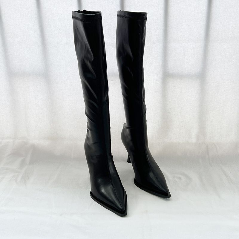 for Women 2025 Autumn Winter New Internet Celebrity Same Style Pointed Toe Thin Heel High Sexy Slimming Over-the-Knee_vogvips.com