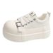 Versatile White Sneakers 2026 New Thick-soled Women's Casual Sports For Spring And Autumn, Height-increasing, High-end,_vogvips.com
