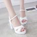 Women's Sandals, Summer High Heel Waterproof Platform, 2025 New Korean Version, Fish Mouth One Buckle_vogvips.com