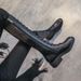 Long For Women New Autumn Winter Black Over-the-Knee Thickened High Martin Boots_vogvips.com