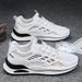 Summer New Breathable Mesh Men's China-Chic Versatile Small White Thick Soled Sports Casual Running Daddy Shoes_vogvips.com