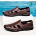 Men's Hole Shoes Embossed Crocodile Pattern Trendy And Soft Leather Driving Men's Shoes_vogvips.com