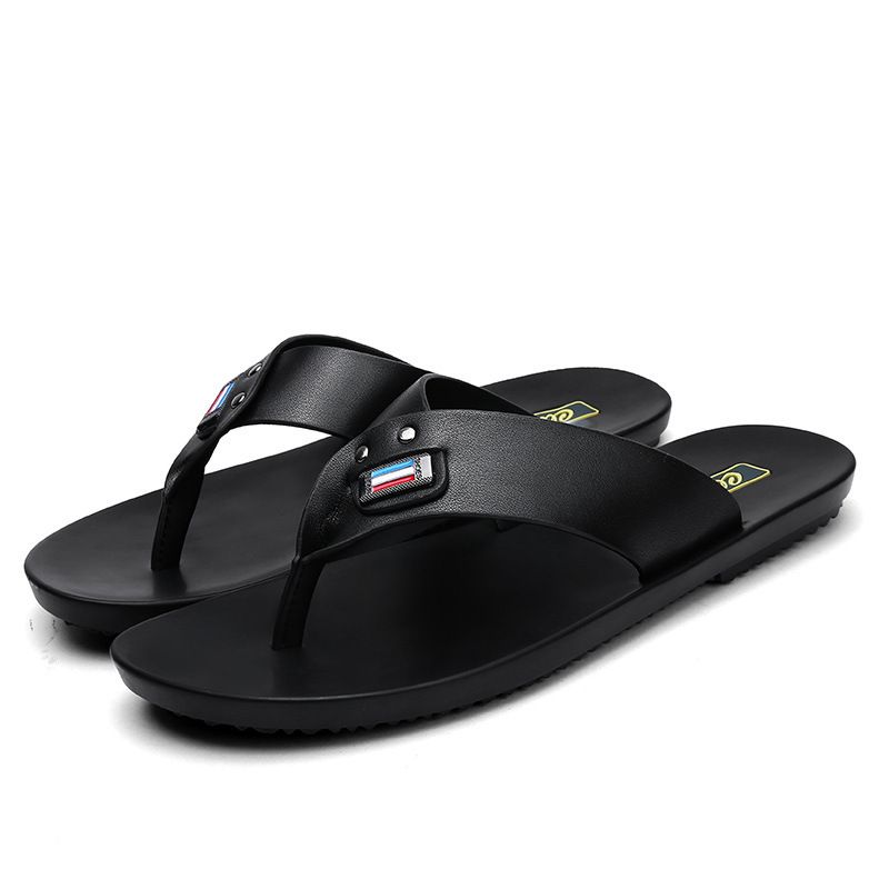 Unbeatable Quality Men's Flip Flops, Summer Sandals, Korean Version, Trendy Slippers, Toe Clippers, Casual Beach Shoes_vogvips.com