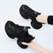 Black Dad Sneakers For Women 2025 New Autumn Thick-Soled White Height-Increasing Soft-Soled Travel Sports Casual Shoes Versatile_vogvips.com