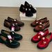 Women's Shoes Retro Round Toe Slip On Shoes Deep Mouthed Suede High Loafers_vogvips.com