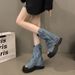 Summer 2025 New Loose Pants Boots Niche Cowboy Short Roman Sandals_vogvips.com