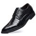 2025 Leather New Business Formal Casual Crocodile Pattern Men's British Korean Version Pointed Oversized Shoes_vogvips.com