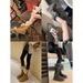 Thick Sole Fur Trim Warm Cotton Shoes Mid-Calf Snow Boots For Women Winter Style_vogvips.com