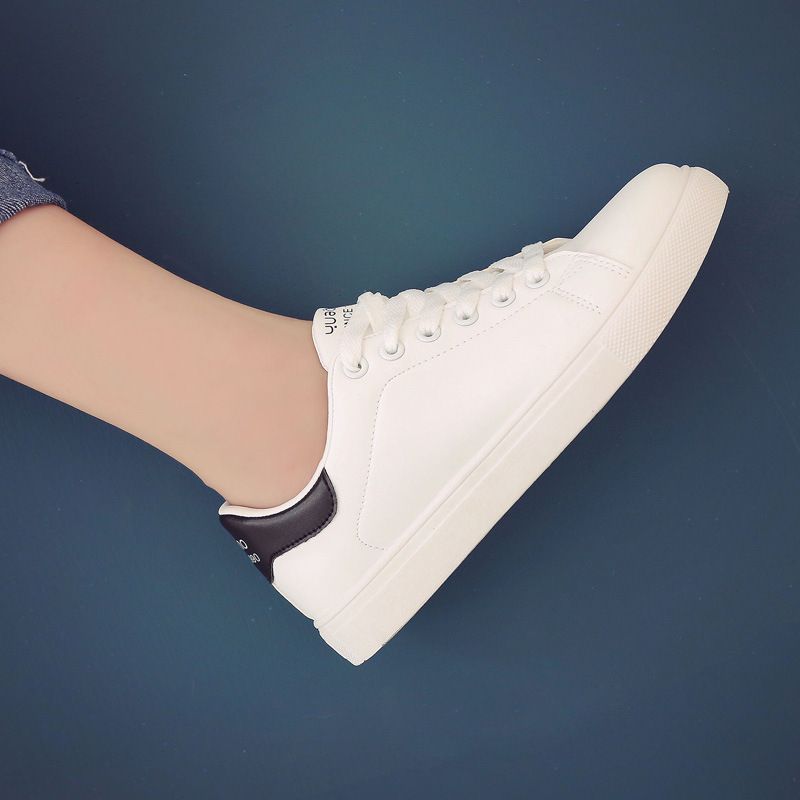 2025 Summer New White Sneakers For Women, Internet Celebrity Korean Style, Student Lace-up Flat Sports Casual Shoes 6608_vogvips.com