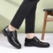 Euro Step Autumn New High-End Business Casual Formal Youth Carved Brogue Trendy Breathable Genuine Leather Men's Shoes_vogvips.com