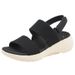 2025 New Thick-Soled Sandals Lightweight Non-Slip Comfortable Casual Sports Velcro MD Women's Shoes_vogvips.com