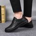 Wind Casual Leather Shoes Dress Young Men's Shoes_vogvips.com