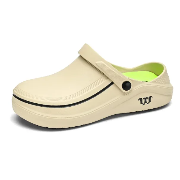 EVA Chef Lightweight Work Non-slip Outdoor Safety Waterproof Comfortable Walking Shoes Oil-proof For Kitchen_vogvips.com