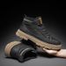 European Warm Series High-top Men's Autumn Winter 2025 New Leather Casual Black Martin Boots Fleece-lined Cotton Trendy Shoes_vogvips.com