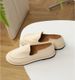 New Summer Cloud Round Head Bag Foot A Slip On Soft Waxy Loafers_vogvips.com
