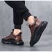 Unbeatable Quality 20 Spring And Autumn New Thick Mid Top Casual Trendy Air Cushioned Bottom Fish Pattern Lightweight Sports Men's Shoes_vogvips.com