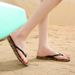 Summer New Wear Flat Sandals Pinch Feet Open-toed Casual Beach Shoes Lightweight Flip-flops Women_vogvips.com