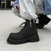 Men's Martin Boots Medium Leather Boots Black Tooling Chelsea Men's Boots_vogvips.com